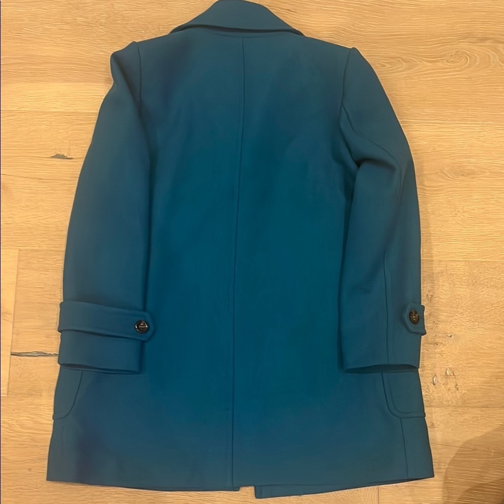 Ann Taylor Blue Peacoat Double-Breasted Jacket - Picture 5 of 5